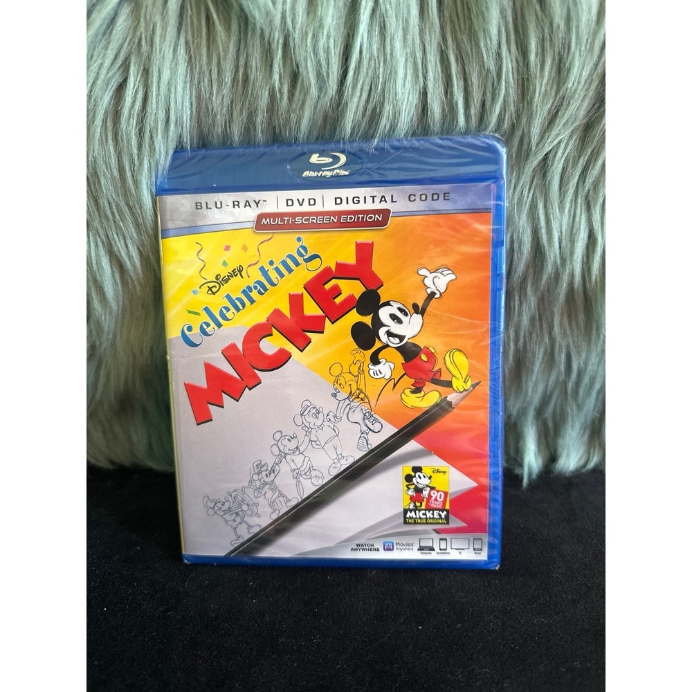 NWT Disney Celebrating Mickey Blu-ray DVD Digital Code Multi-Screen Edition